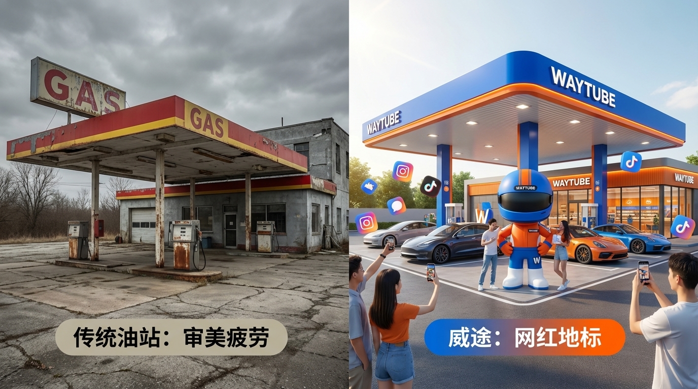 传统油站vs威途对比